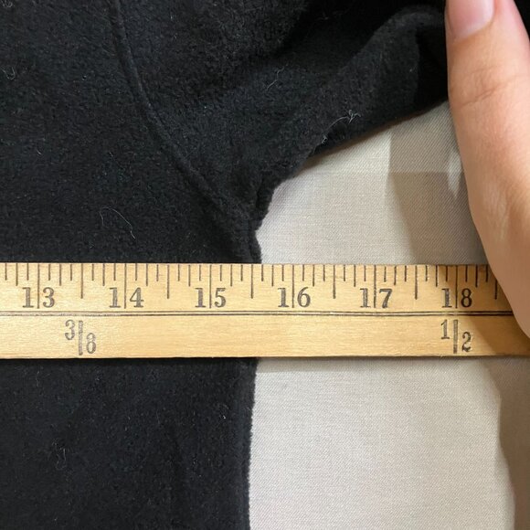 Cat & Jack Boys XS (4-5) Black 1/4 Snap Pullover Long Sleeves Fleece Sweatshirt - Picture 9 of 10